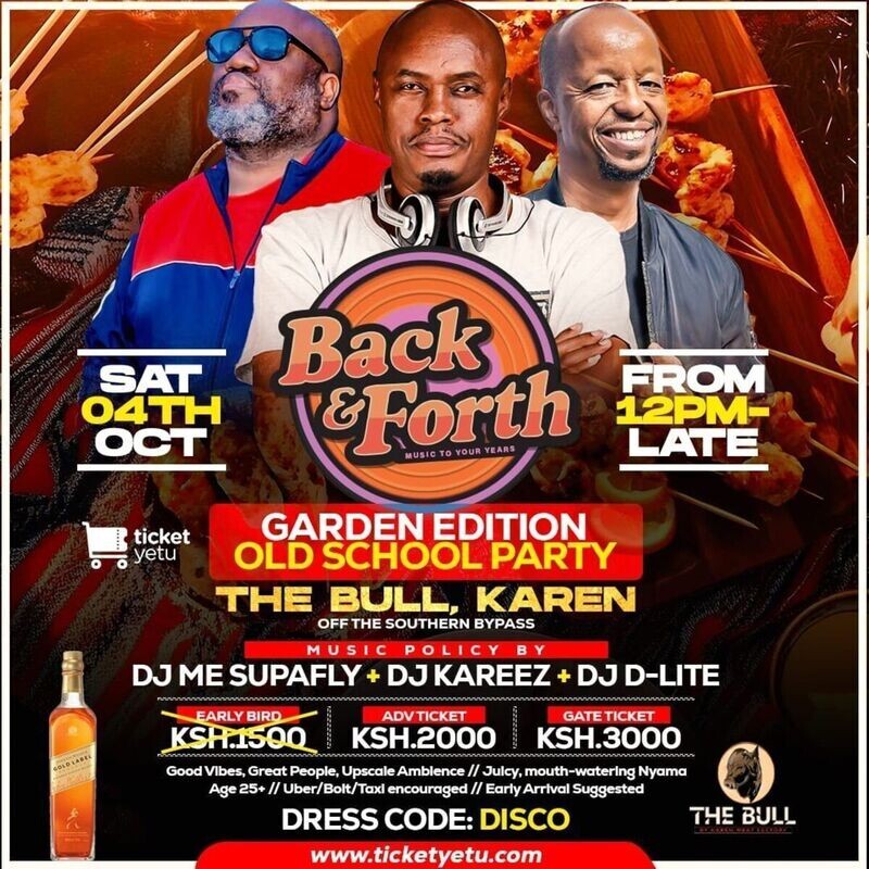 Back & Forth - Garden Edition - Old School Party