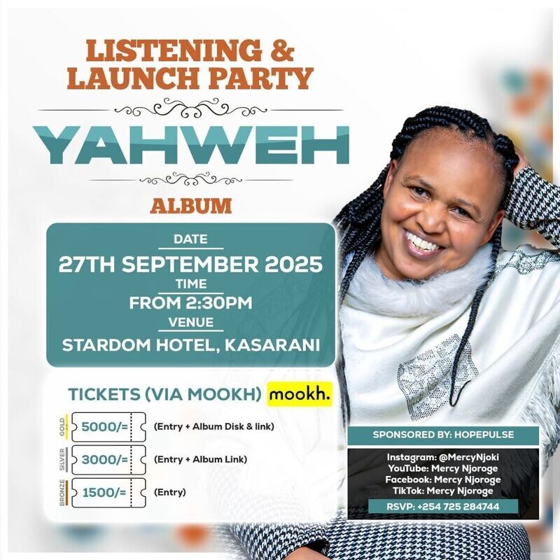 Yahweh Album Launch and Listening Party