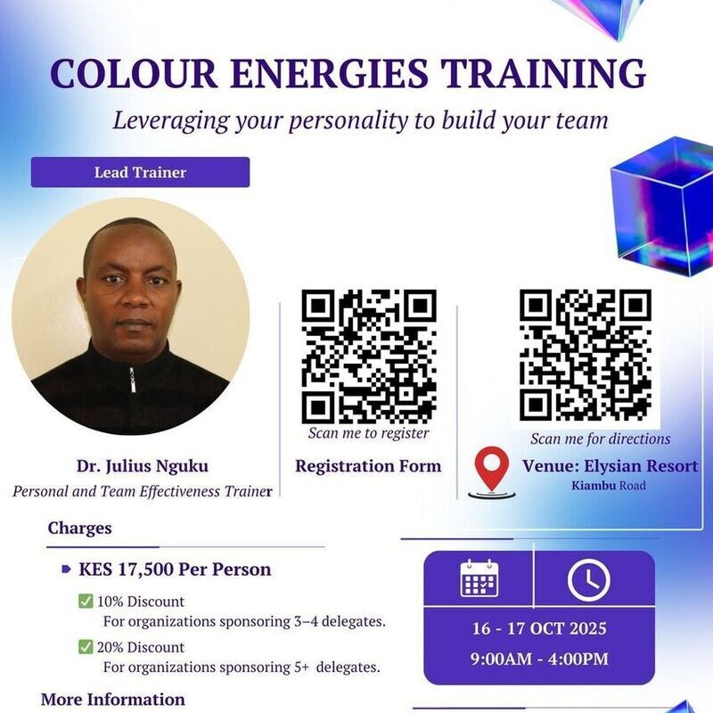 Colour Energies Training