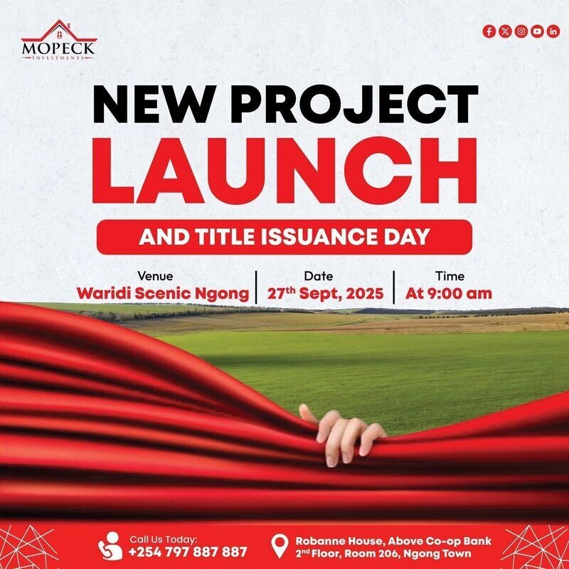 Waridi Scenic Launch and Title Issuance Day