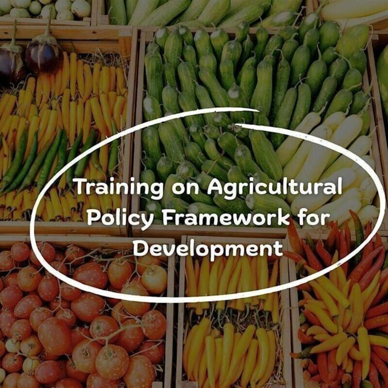Training on Agricultural Policy Framework for Development