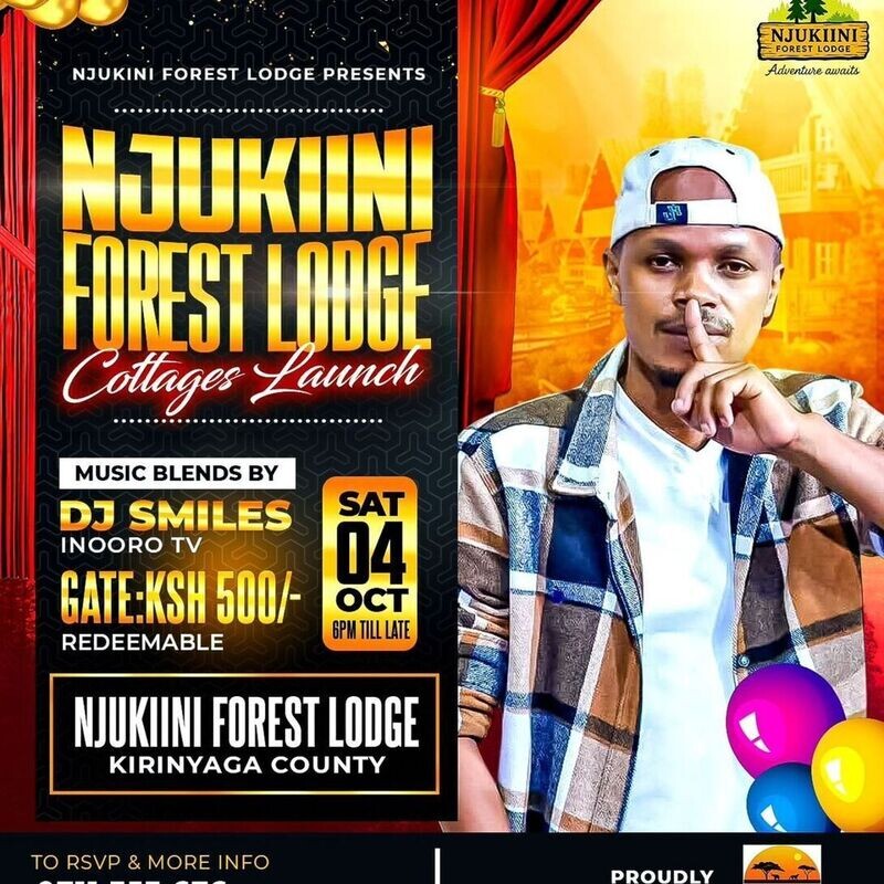 Njukiini Forest Lodge Cottages Launch