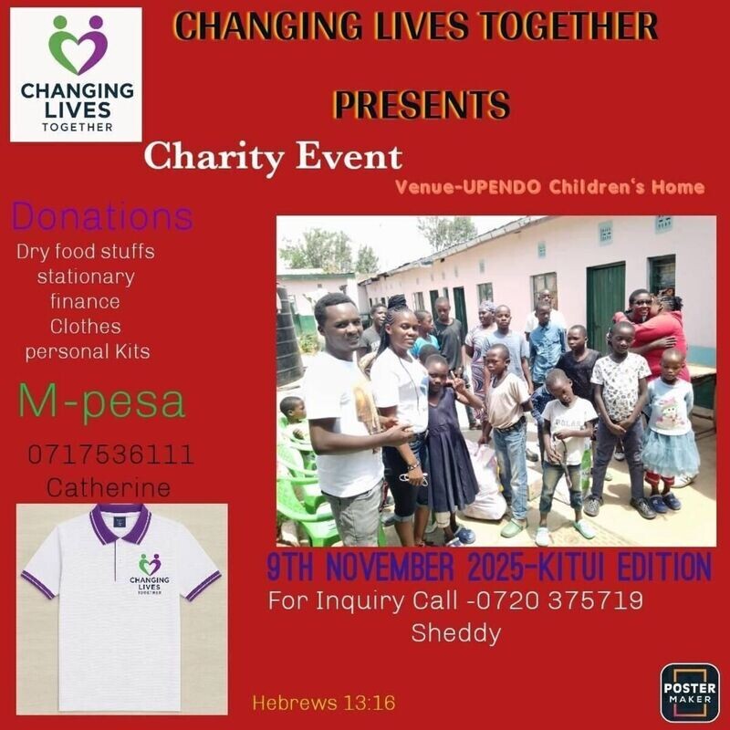 Upendo Children's Home-Charity Event