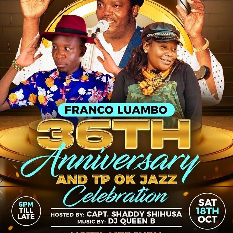 FRANCO LUAMBO 36TH ANNIVERSARY & TPOKJAZZ CELEBRATIONS