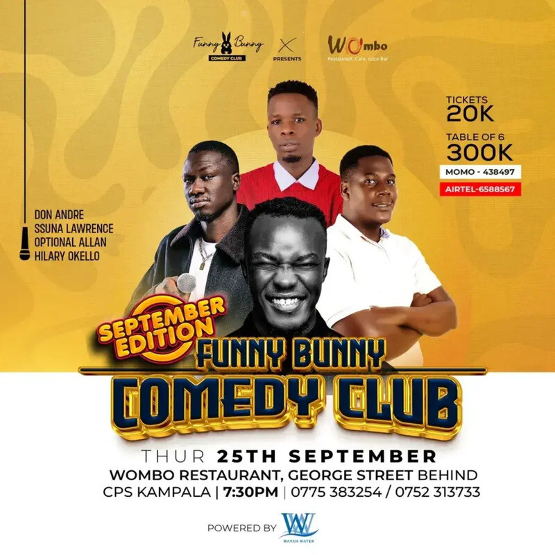 Funny Bunny Comedy Club: September Edition