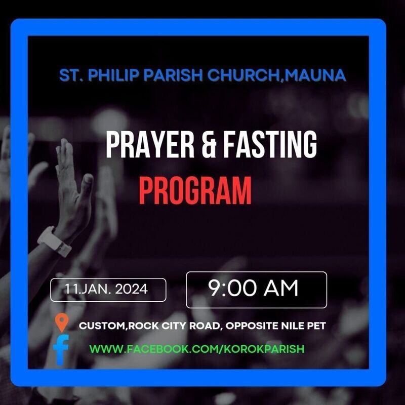 Monthly Prayer and Fasting Program