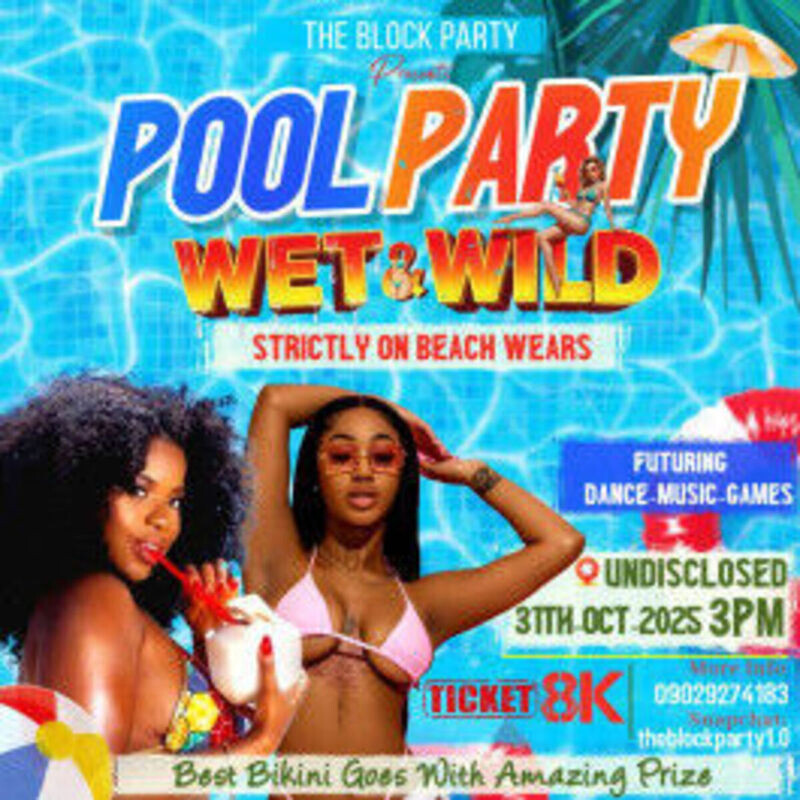 WET AND WILD POOL PARTY!