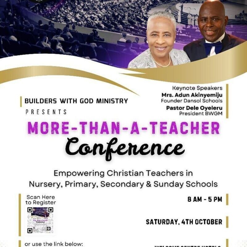 More Than A Teacher Conference