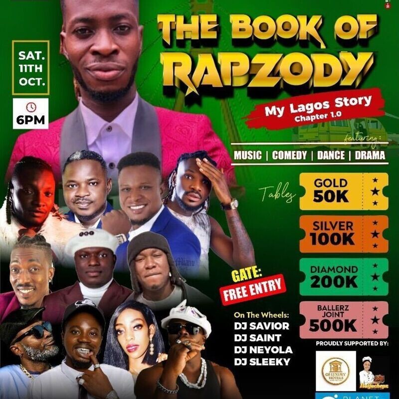 THE BOOK OF RAPZPDY / my Lagos story