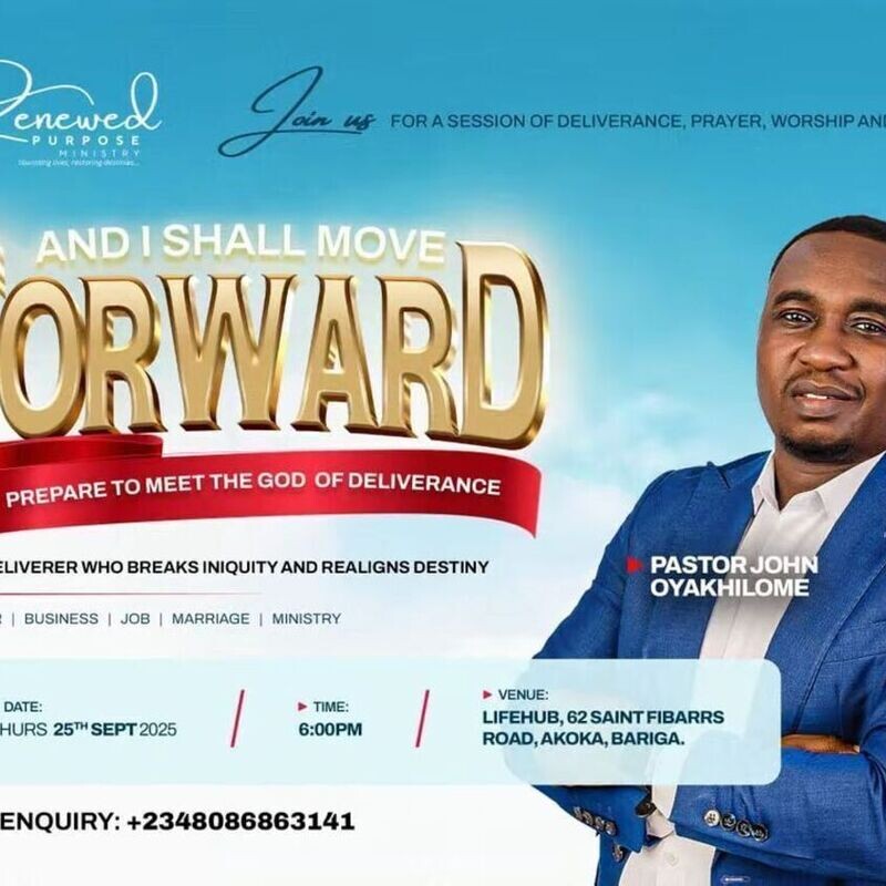 And I Shall Move Forward