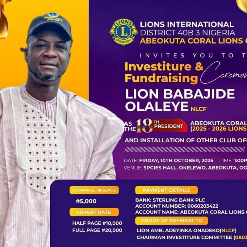 Investiture & Fundraising Ceremony