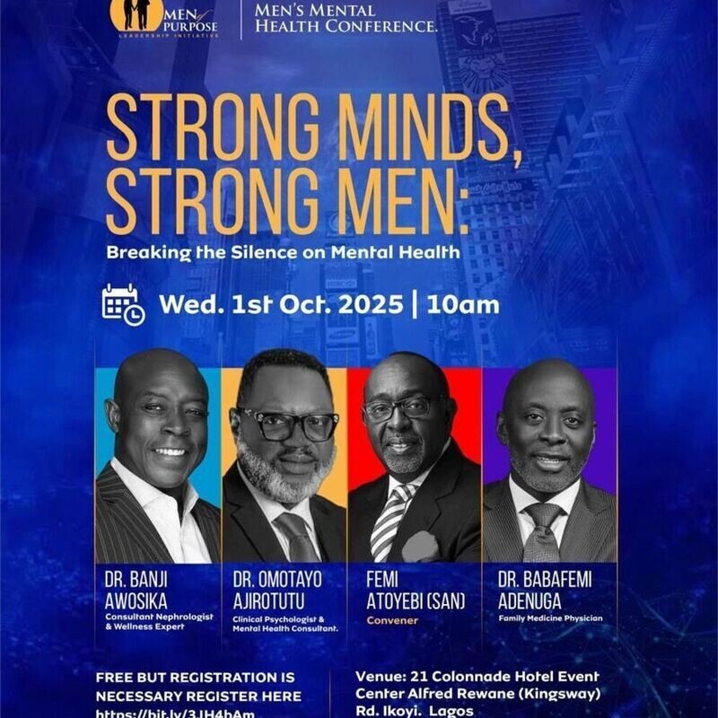 STRONG MINDS, STRONG MEN: Breaking the Silence on Mental Health