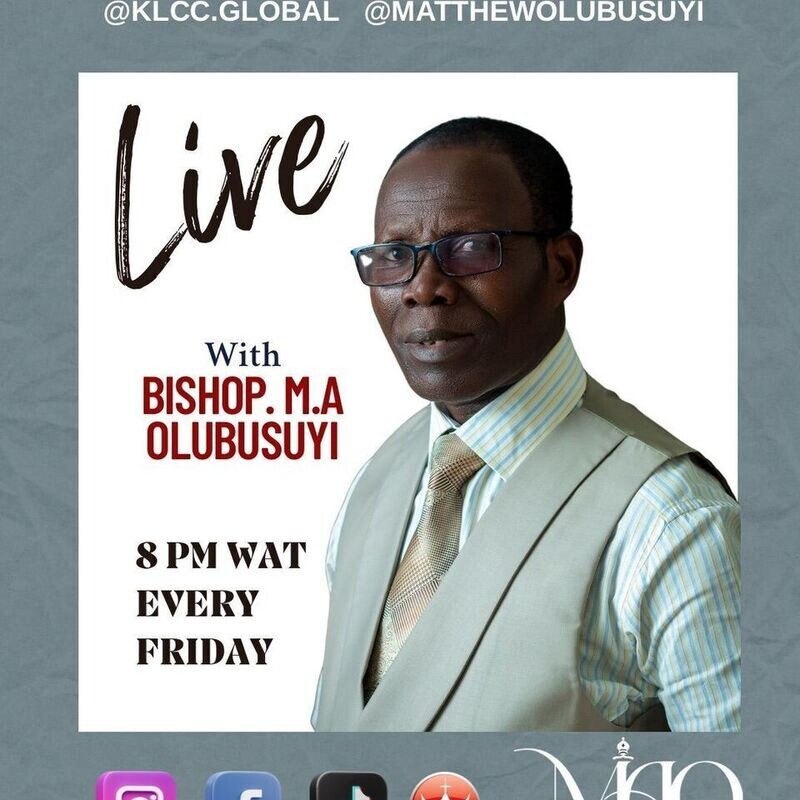 Live with Bishop M.A Olubusuyi