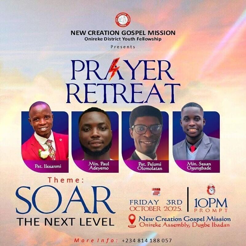 NCGM PRAYER RETREAT