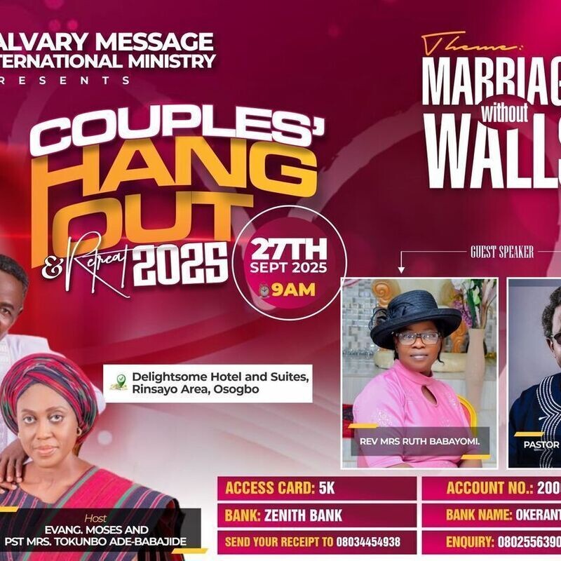 CALVARY MESSAGE INTERNATIONAL MINISTRY