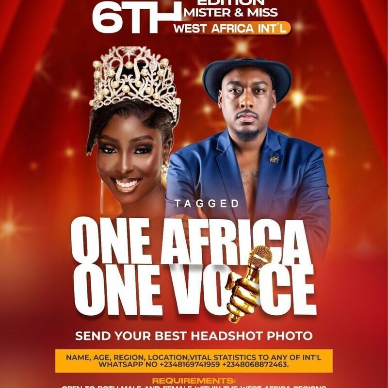 MISTER & MISS WEST-AFRICA INTERNATIONAL 6TH EDITION