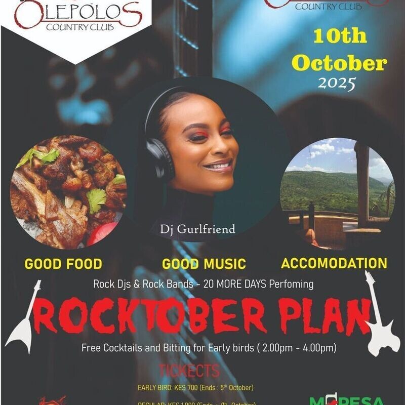 Rocktober Plan - Rock Gig At Olepolos Country Club on 10th October 2025