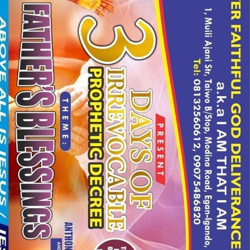 Blessings of the Lord for you