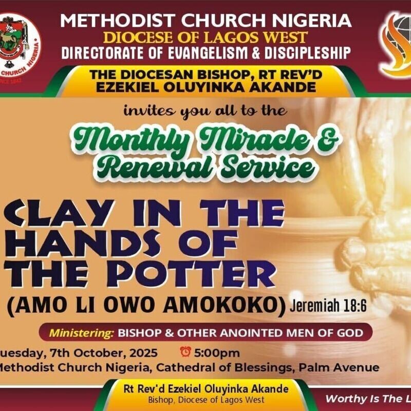 Monthly Miracle and Renewal Service. October Edition