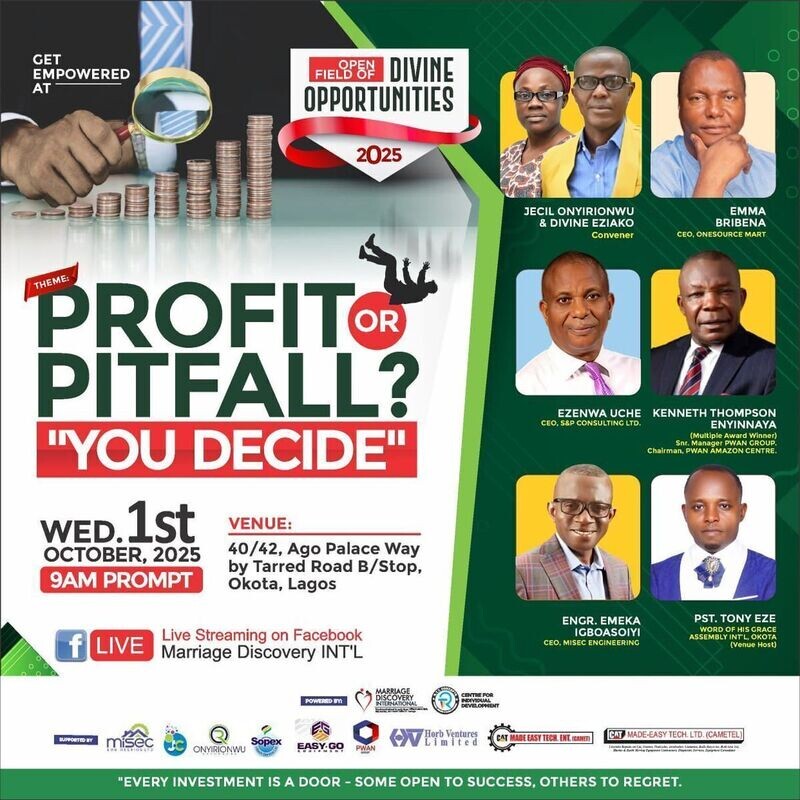 OPENFIELD OF DIVINE OPPORTUNITIES 2025