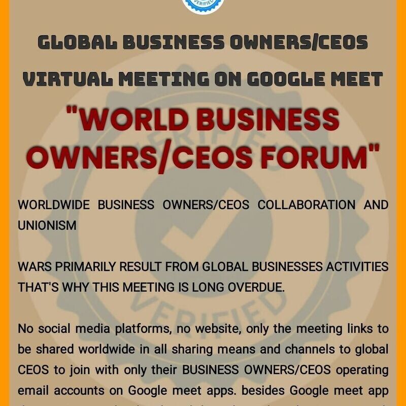 GLOBAL BUSINESS UNIONISM ONLINE CONFERENCE