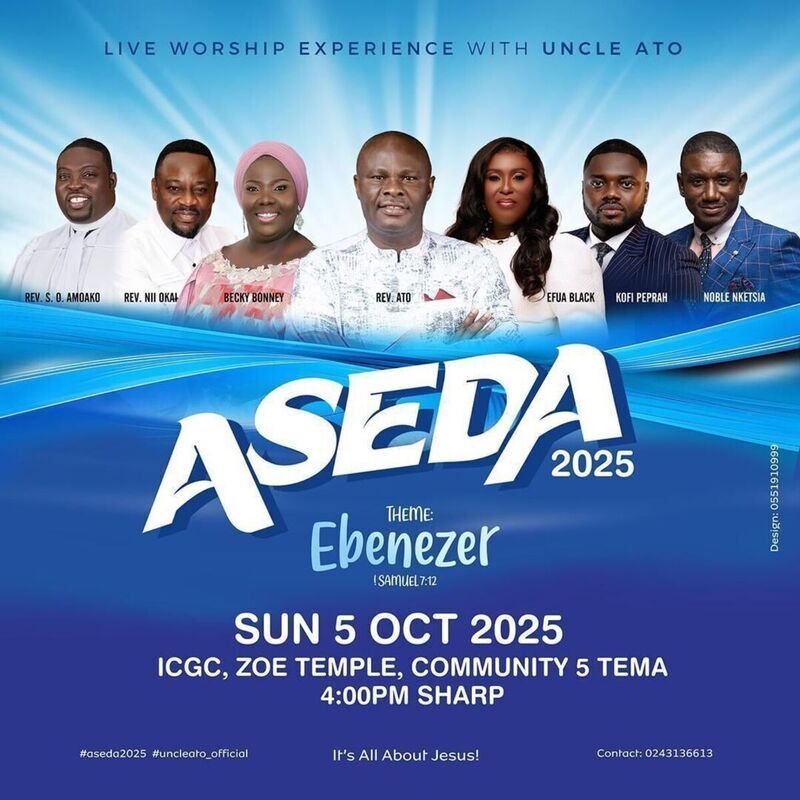 eGotickets — ASEDA 2025 at ICGC ZOE TEMPLE, Ghana, Sun, 05 Oct 2025 at ...