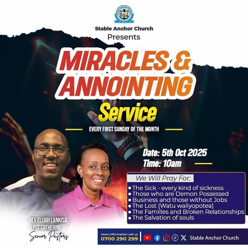 Miracles and Anointing Service