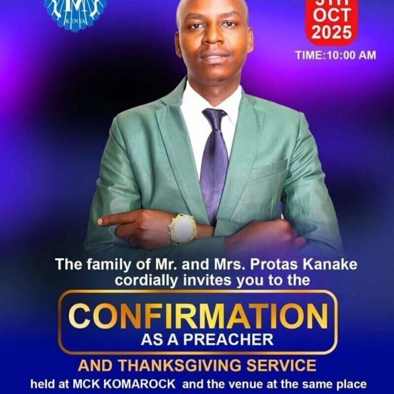 Confirmation as a Preacher