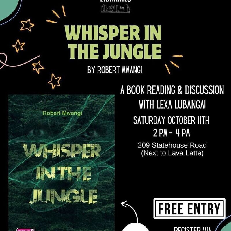 A BOOK READING & DISCUSSION WITH LEXA LUBANGA