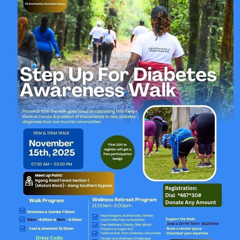 Step Up For Diabetes Awareness Walk