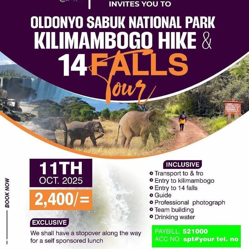 Kilimambogo Hike & 14 Falls