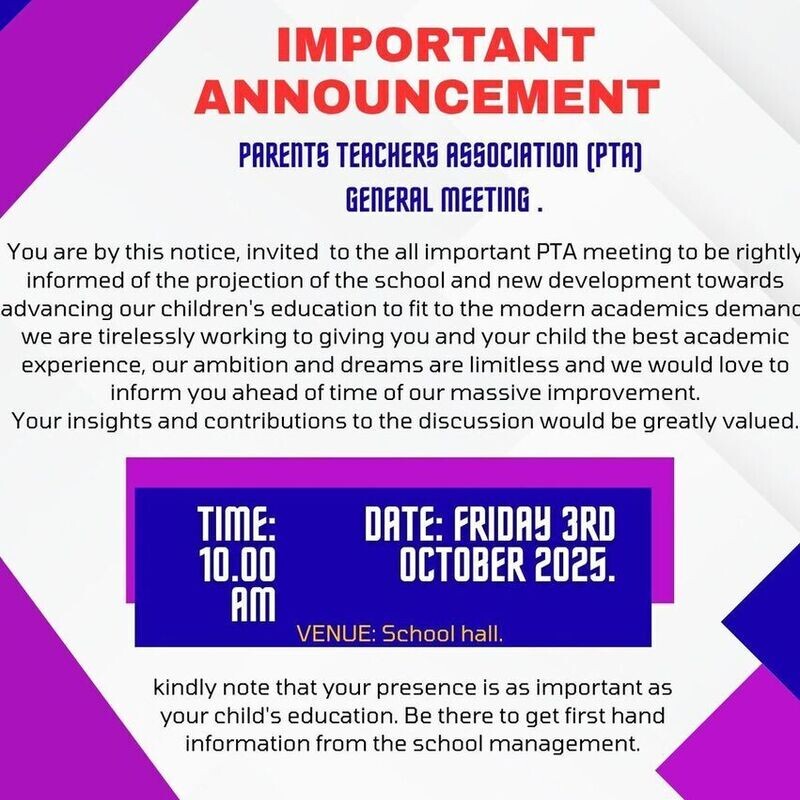 PTA MEETING