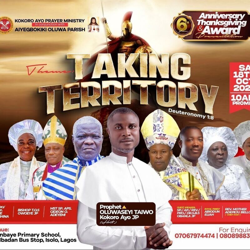 6th Year Anniversary Thanksgiving & Award Presentation