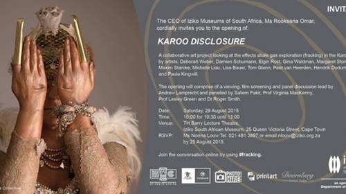 Karoo Disclosure Exhibition and Discussion panel