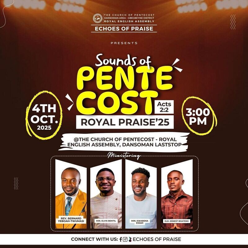 ROYAL PRAISE'25 - SOUNDS OF PENTECOST (ACTS 2:2)