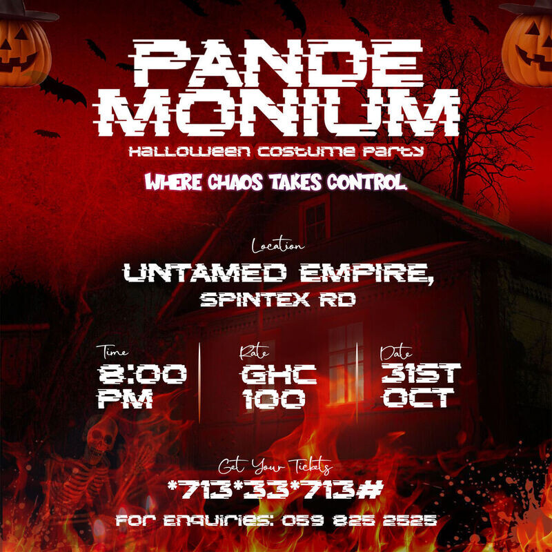PANDEMONIUM - Halloween Costume Party 2025