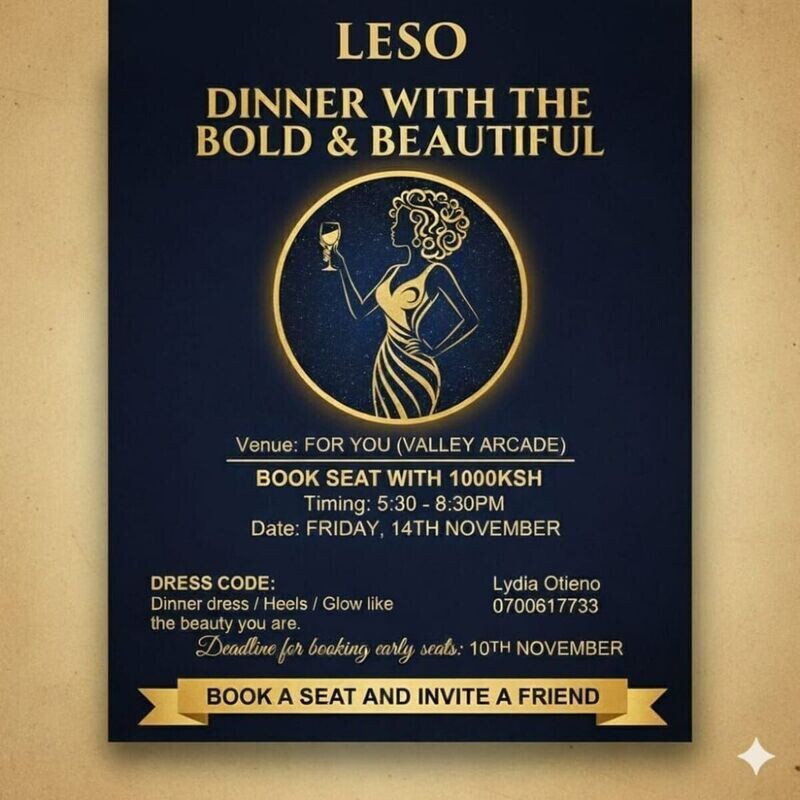 Leso Dinner With The Bold And Beautiful