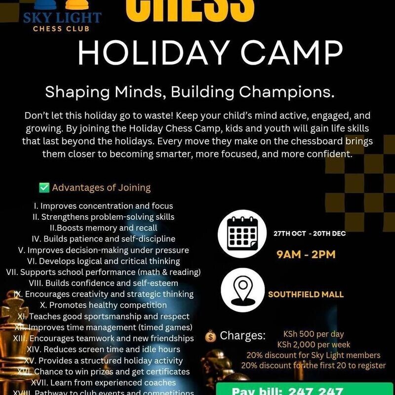 Sky Light Chess Club Holiday Camp