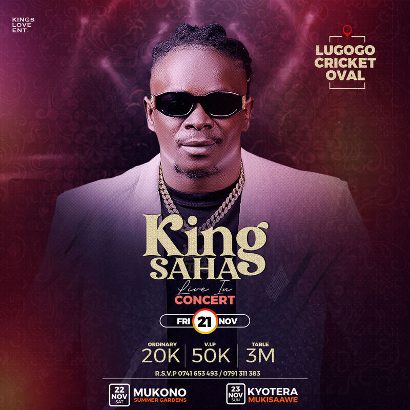 KING SAHA LIVE IN CONCERT