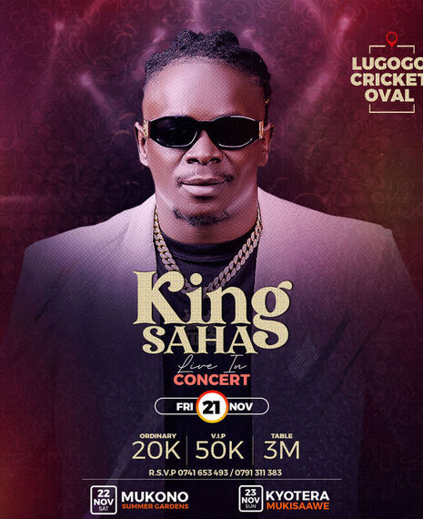 KING SAHA LIVE IN CONCERT
