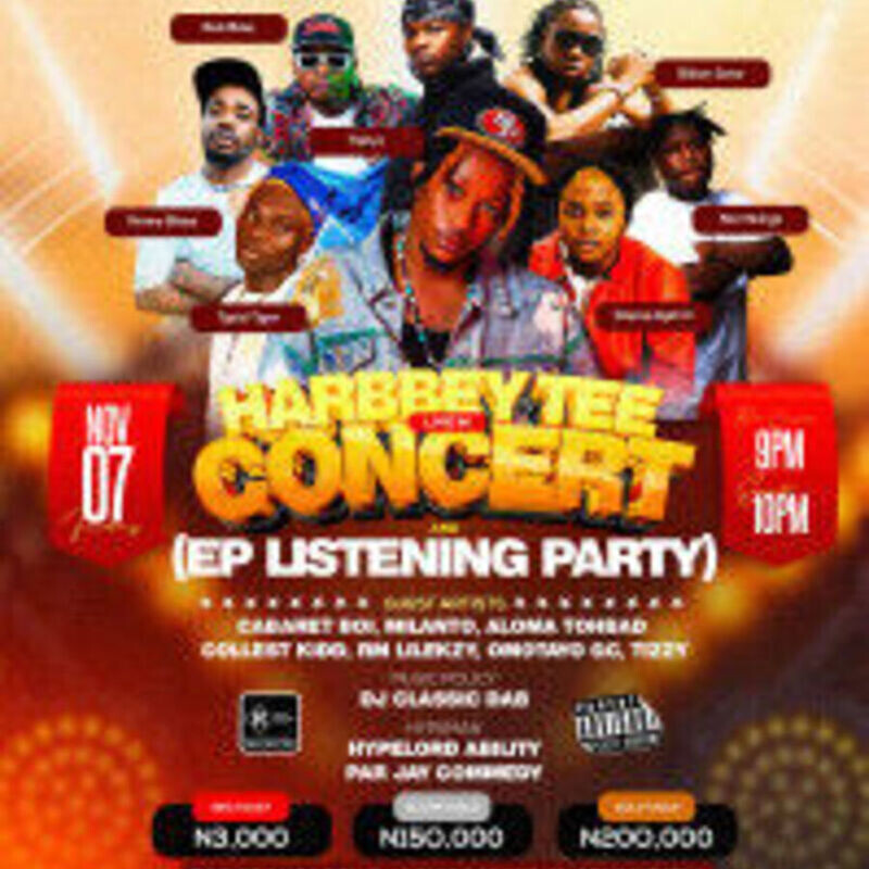 HARBBEY TEE LIVE IN CONCERT