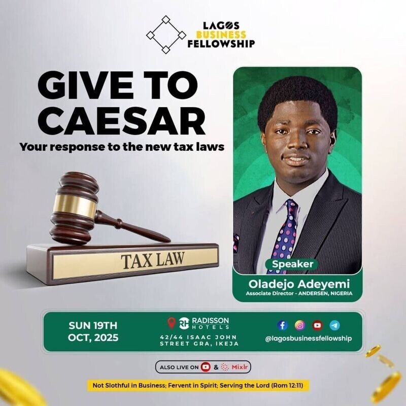 Give to Caesar: Your Response to the New Tax Laws.