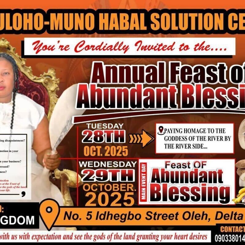 Feast Of Abundant Blessings