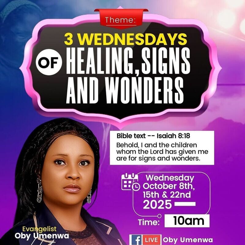 3 Wednesdays of Signs and Wonders