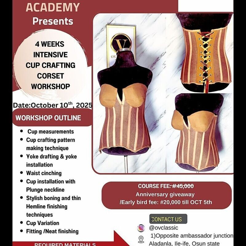 Cup Corset Crafting Technique