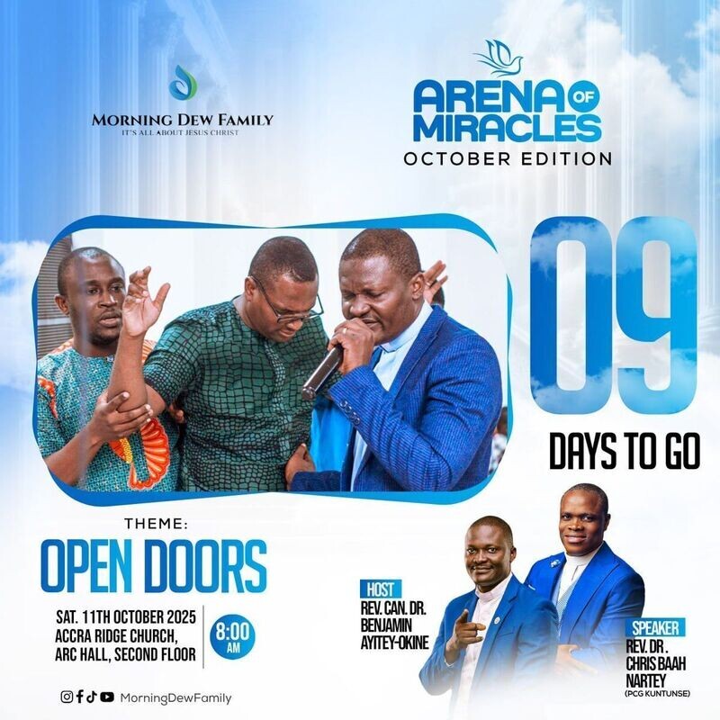 Arena of Miracles (October Edition) Themed: OPEN DOORS