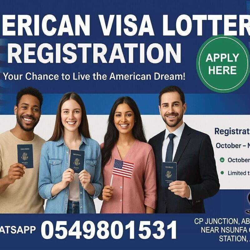 AMERICAN VISA LOTTERY REGISTATION IS OPEN (NATIONWIDE REGISTRATION)