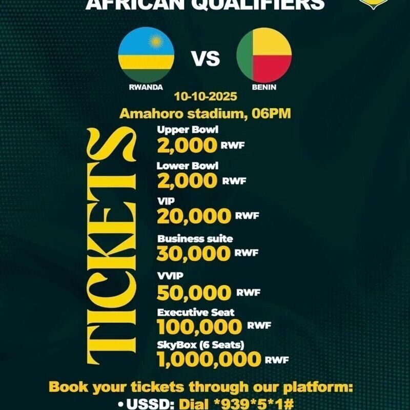 2026 World Cup African Qualifiers: Rwanda vs Benin