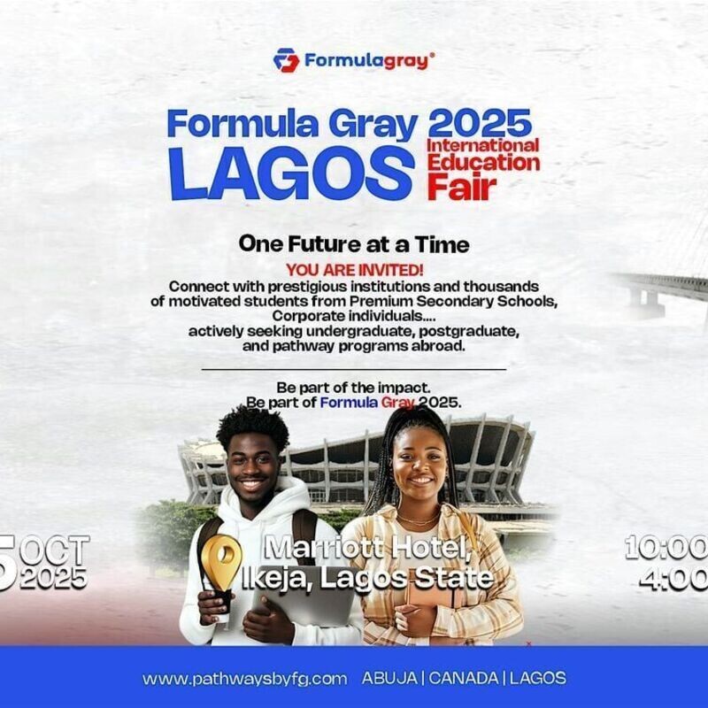 Formula Gray 2025 Lagos International Education Fair