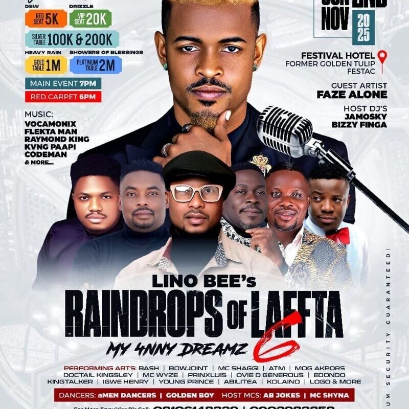 LINO BEE’S RAINDROPS OF LAFTA